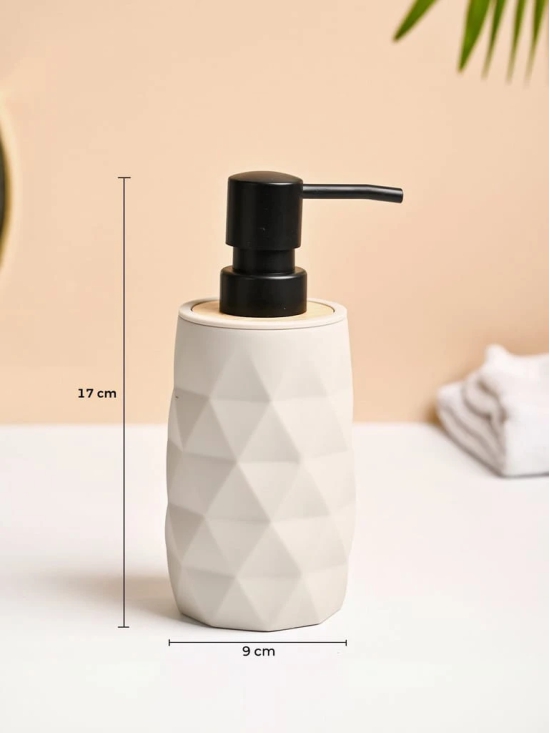 VON CASA Grey Plastic Soap Dispenser - 250ml