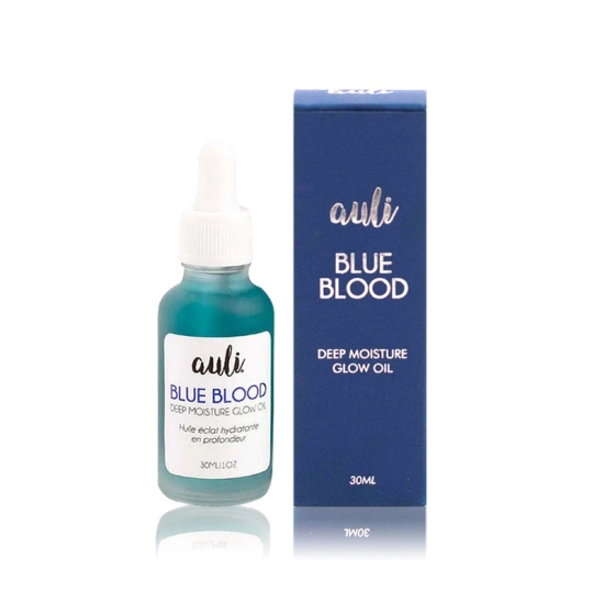 AULI BLUE BLOOD - MOISTURE GLOW OIL BLUE TANSY - 30 ML-AULI BLUE BLOOD - MOISTURE GLOW OIL (BLUE TANSY) - 30 ML