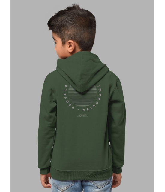 HELLCAT - Olive Cotton Blend Boys Sweatshirt ( Pack of 1 ) - None