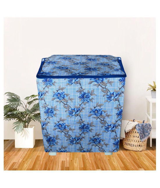 E-Retailer Single Polyester Blue Washing Machine Cover for Universal Semi-Automatic - Blue