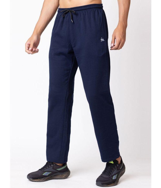 YHA - Navy Fleece Mens Trackpants ( Pack of 1 ) - None