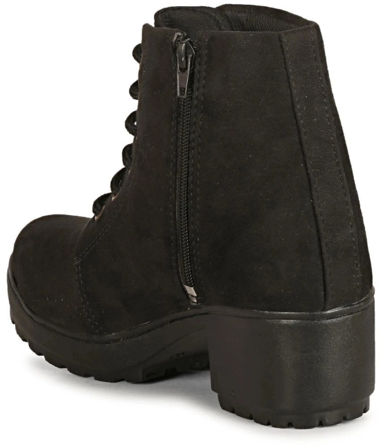 Saheb - Black Womens Ankle Length Boots - None