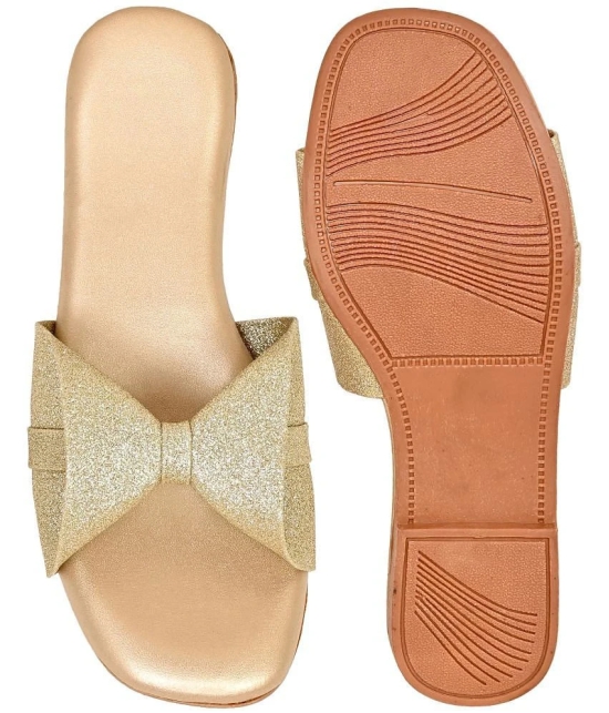 Altek - Gold Womens Flats - None