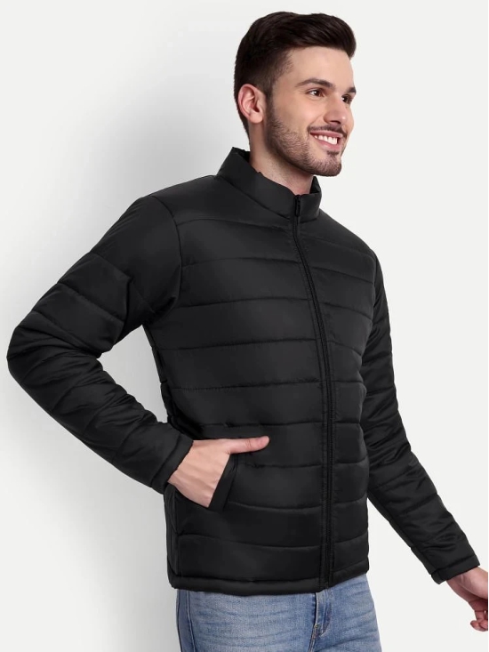 Zeffit Polyester Mens Puffer Jacket - Black ( Pack of 1 ) - None