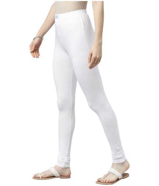 Jcss - White Lycra Women's Leggings ( Pack of 1 ) - L