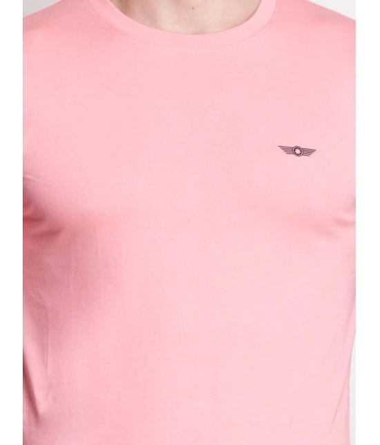 Force NXT - Pink Cotton Regular Fit Mens T-Shirt ( Pack of 1 ) - None