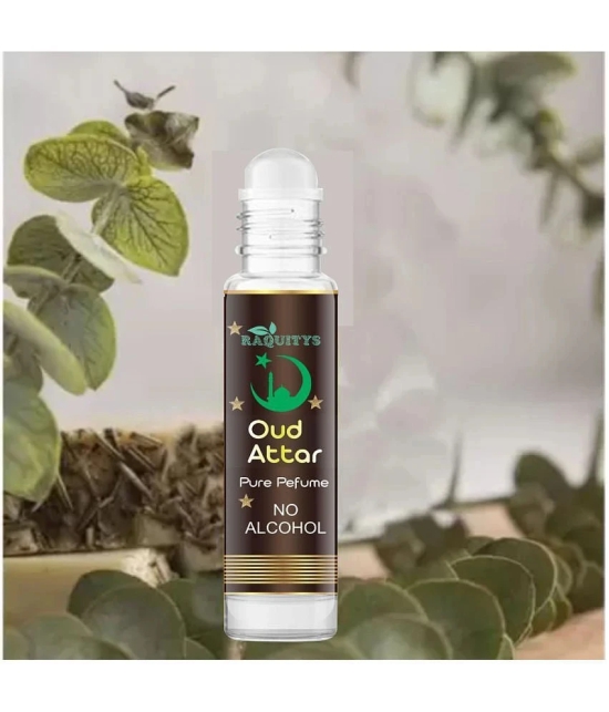 RAQUITYS Oud Non- Alcoholic Below 50ml Attar ( Pack of 1 )