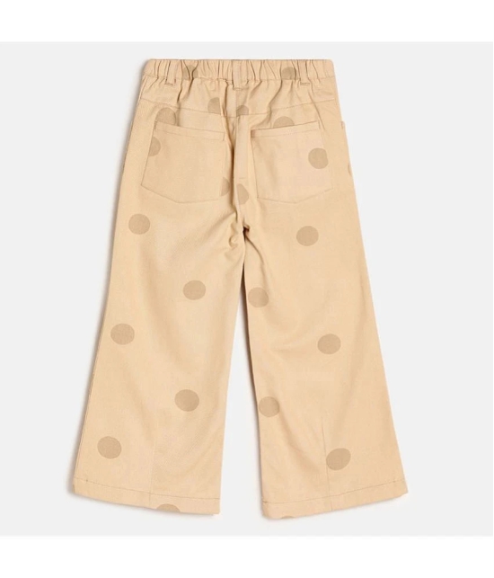 MINI KLUB Beige Woven Pant For Kids Girls - 8Y