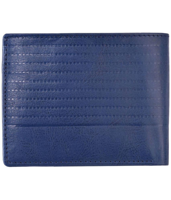 HAMT Leather Blue Casual Regular Wallet - Blue