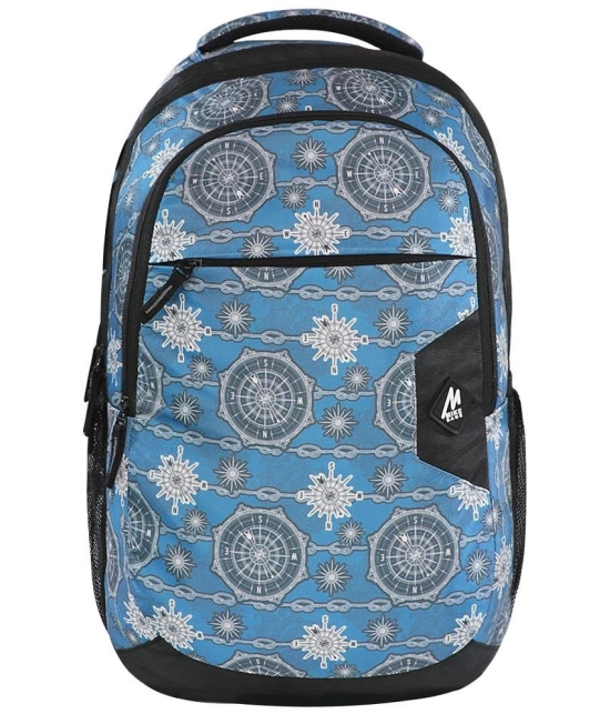 mikebags 29 Ltrs Blue Polyester College Bag - Blue