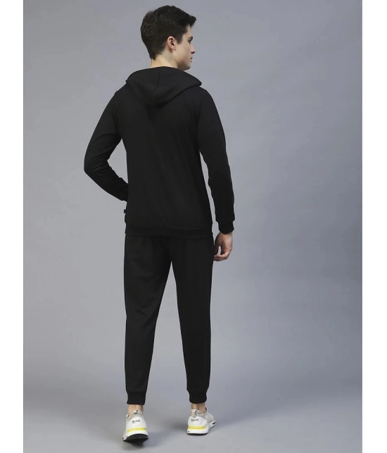 Rigo - Black Cotton Regular Fit Mens Tracksuit ( Pack of 1 ) - S