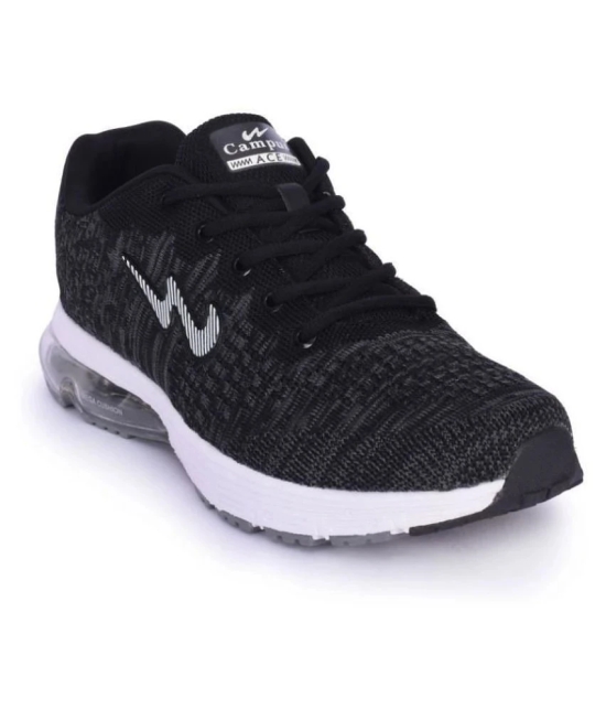 Campus KRISH Black  Mens Sports Running Shoes - None