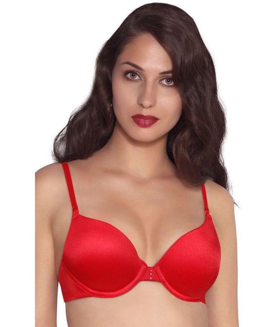 Amante Polyamide Push Up Bra - Red Single - 36C