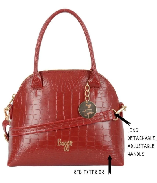 Baggit Red PU Handheld - Red