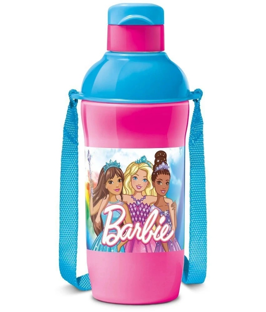 Milton STEEL BARBIE 400 Blue Water Bottle 390 ml (Set of 1) - Blue