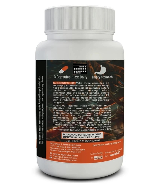 NUTRIJA THERMO PEAK 150 gm Fat Burner Capsule