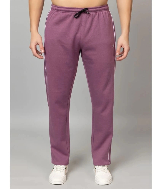 YHA Mauve Fleece Mens Trackpants ( Pack of 1 ) - None