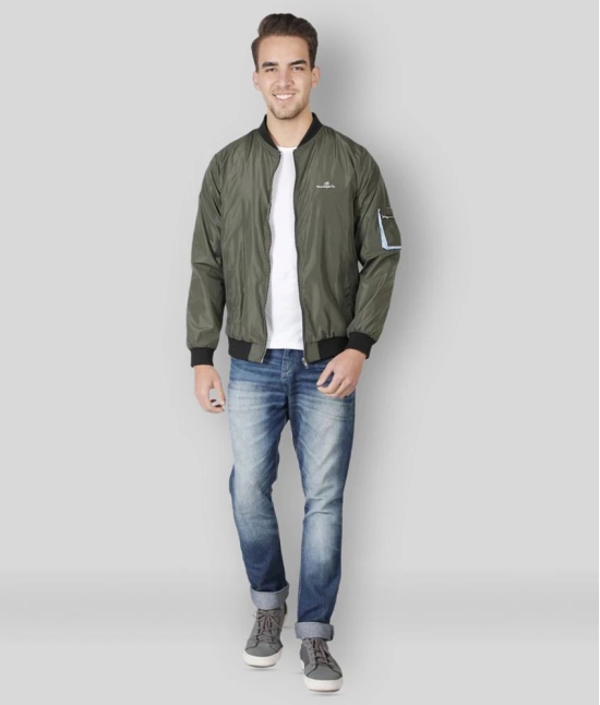 NUEVOSPORTA - Green Polyester Regular Fit Mens Casual Jacket ( Pack of 1 ) - None