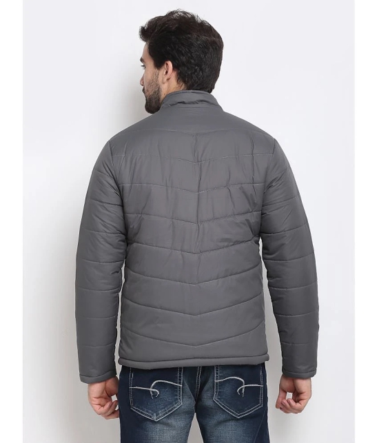 9TY3REE Polyester Mens Quilted & Bomber Jacket - Grey ( Pack of 1 ) - None