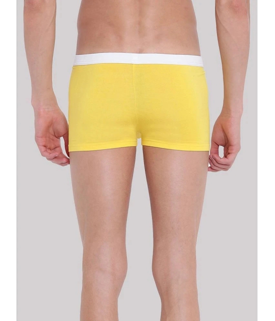 La Intimo - Yellow LITR005 Cotton Blend Mens Trunks ( Pack of 1 ) - None