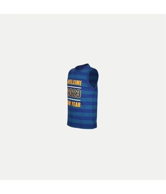 Radprix Pack of 1 Cotton Printed Boys Vest ( Dark Blue ) KBCKTT00597 - None