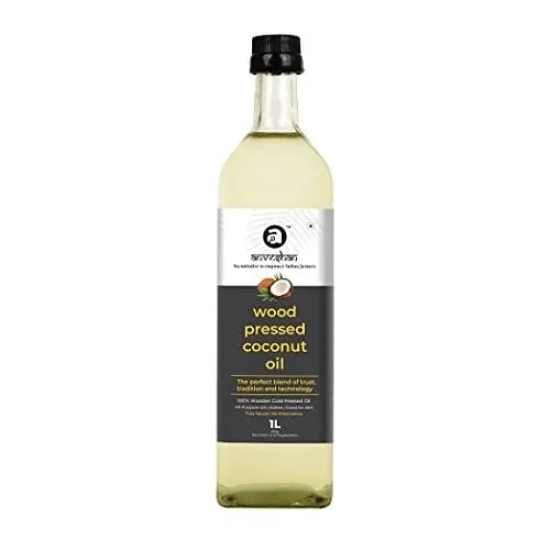 Anveshan wood pressed coconut oil-1L