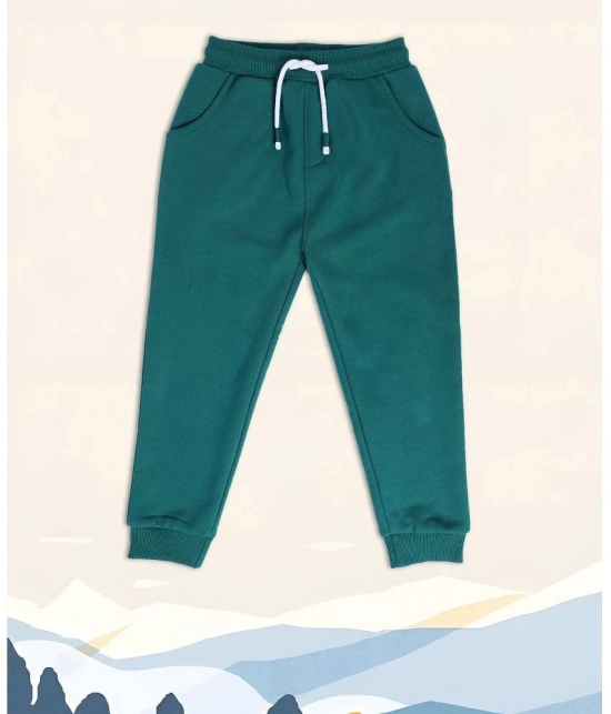 MINI KLUB Green Cotton Boys Trackpant ( Pack of 1 ) - None