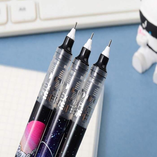 Kawaii Astronaut Gel Pen - Set Of 6