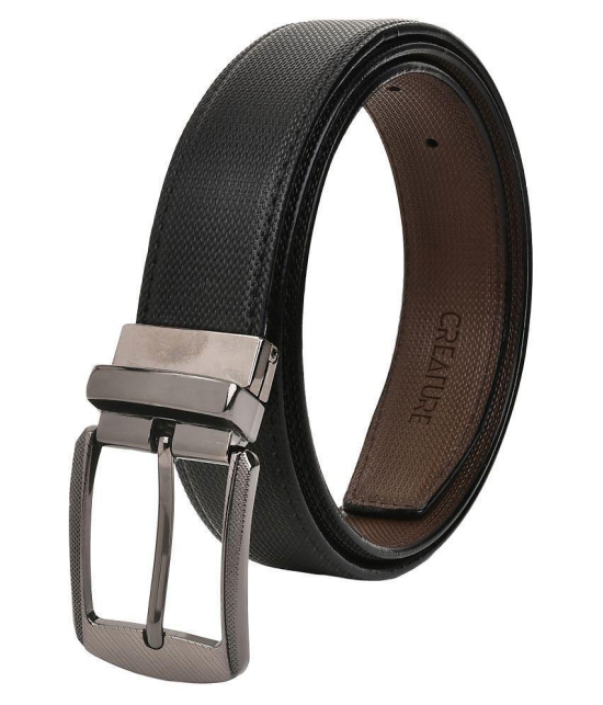 Creature - Black PU Men's Casual Belt ( Pack of 1 ) - Free Size