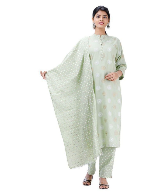 HIGHLIGHT FASHION EXPORT Cotton Kurti With Pants - Stitched Suit - XL