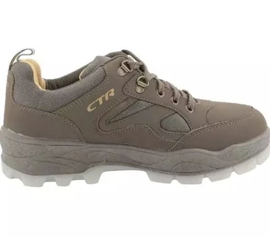 Trekking Shoes - Low Ankle: Lightweight Hiking Shoes with Self-Cleaning Rubber Sole for Men and Women (Colour - Olive, Size - UK 10) by Total Sporting And Fitness Solutions Pvt Ltd