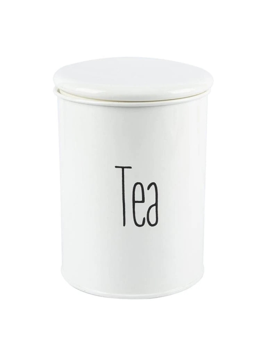 Tea Jar with Lid - (Off White, 900mL)