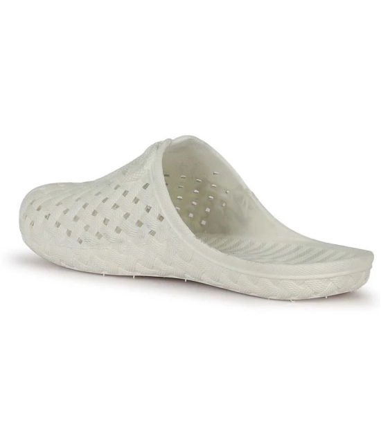 Aadi White Womens Toe Covered Flip Flop - None