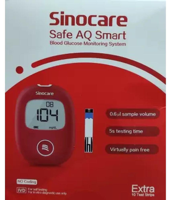 Safe AQ Smart BLOOD GLUCOSE MONITORING SYSTEM - Glucometer