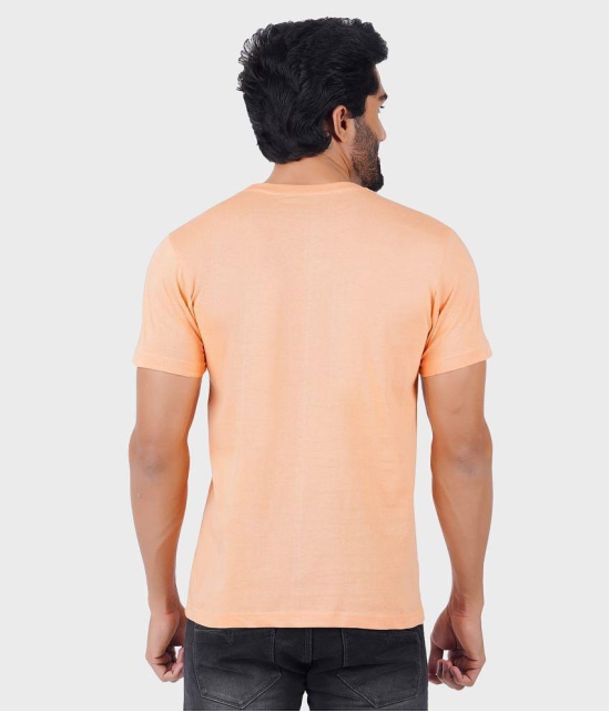 ferocious - Orange Cotton Regular Fit Men's T-Shirt ( Pack of 1 ) - None