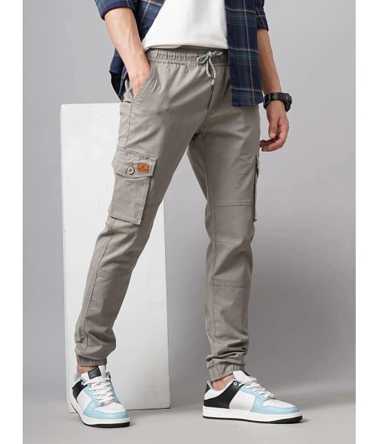 Paul Street Slim Flat Mens Cargos - Grey ( Pack of 1 ) - None