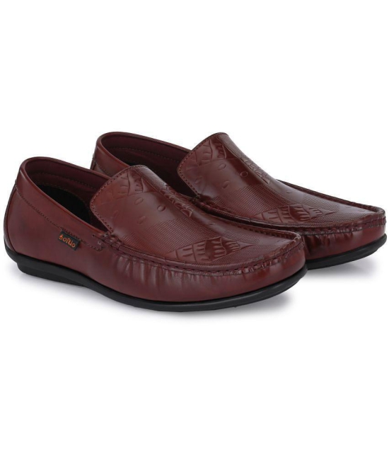 softio - Brown Mens Slip on - 10