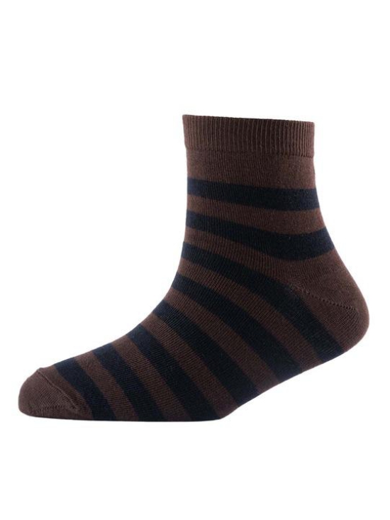 Men Pack Of 2 Striped Cotton Ankle Length Socks