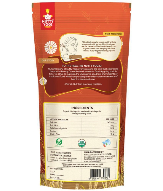 Nutty Yogi Barley Flour 800 gm