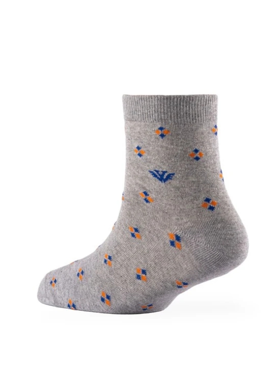 Men Pack Of 2 Patterned Cotton Ankle Length Socks