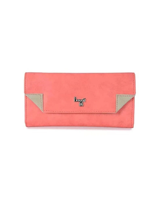 Baggit PU Pink Womens Three fold Wallet ( Pack of 1 ) - Pink