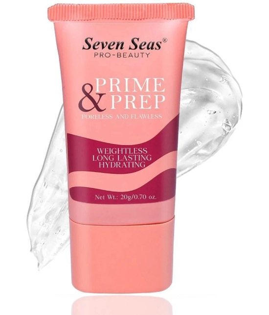 Seven Seas Prime & Prep Poreless and Flawless Makeup Base Primer -(Transparent 20 g)