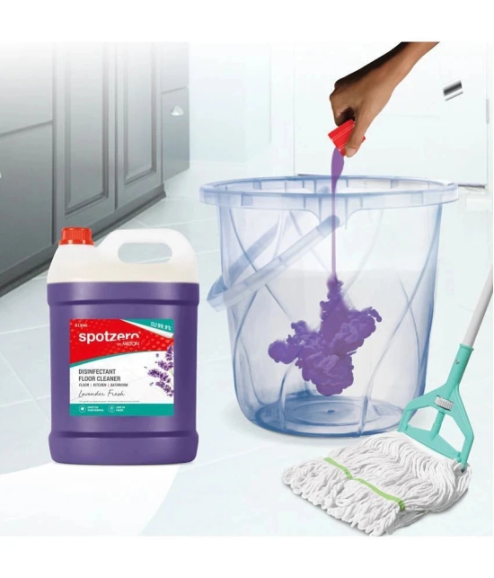 Spotzero By Milton Disinfectant Floor Cleaner, 5 Litres, Lavender | Surface Cleaner | Stain Removal