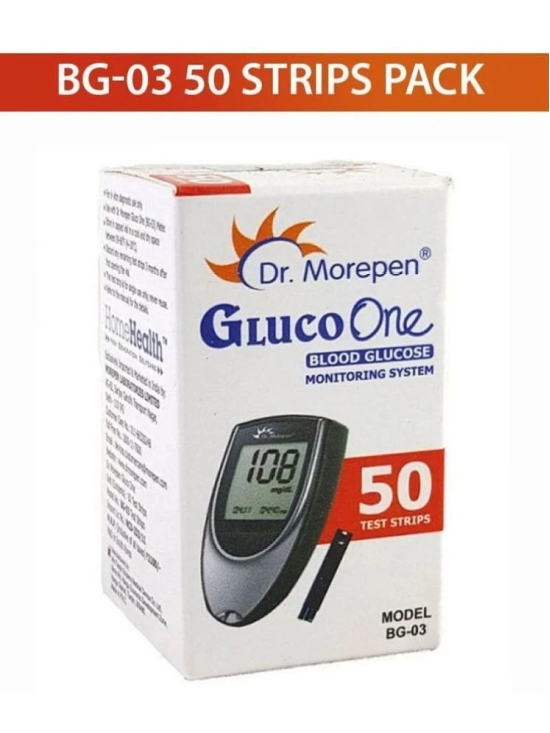 Dr Morepen Bg 03 ( No Glucometer ) 50 Test Strips