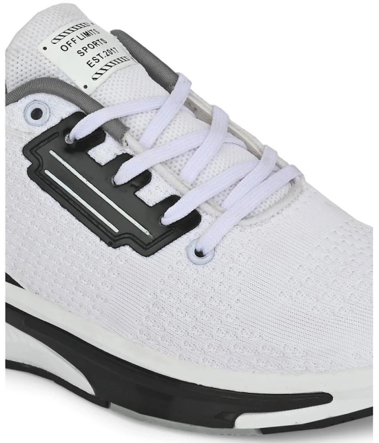 OFF LIMITS - ETHOS White Mens Sports Running Shoes - None