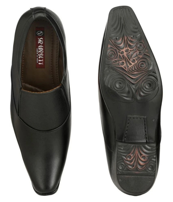 Sir Corbett - Black Mens Slip On Formal Shoes - None