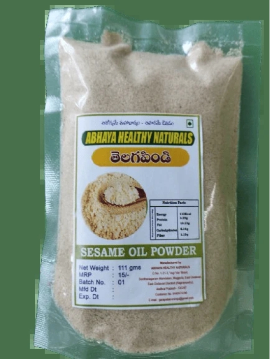 Sesame Oil Powder - Abhaya Healthy Naturals  111 gms