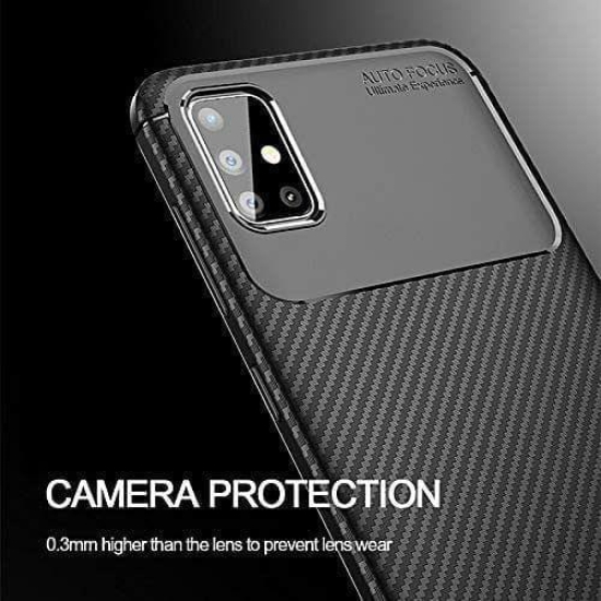 Samsung Galaxy M31S Back Cover Case Carbon Fiber