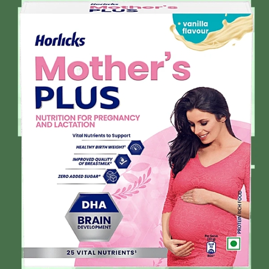 Horlicks MotherS Plus Nutrition Drink - Vanilla Flavour, 200 Gm