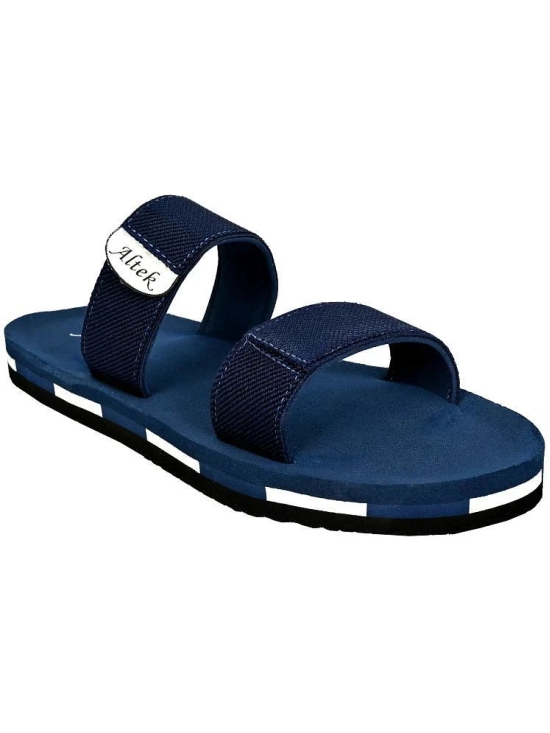 Altek Navy Mens Slide Flip Flop - None